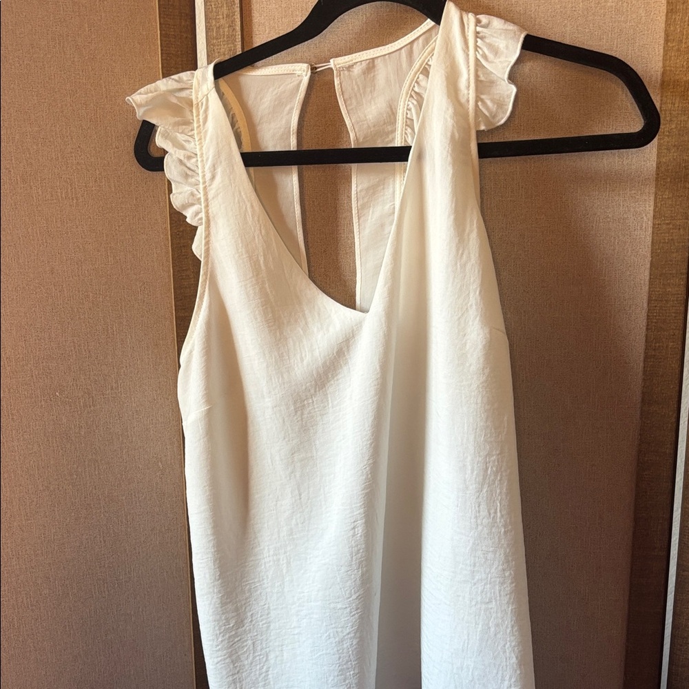 River Island ruffle accented top 10